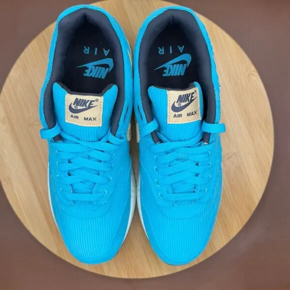 Nike Air Max 1 PRM Corduroy Baltic Blue/Sail White Men’s size 8